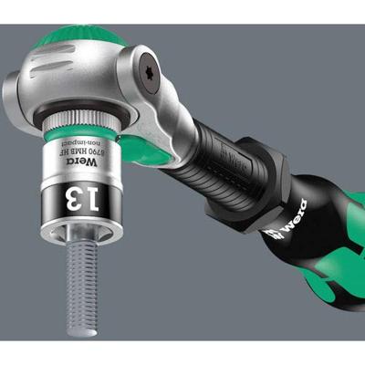 Wera 8790 HMB HF Zyklop Hand- en Machinedop, met 3/8"-aandrijving met vasthoudfunctie, 6.0 x 29.0 mm - 1 stuk(s) - 05003740001