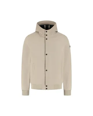 Malelions Placket Softshell Jas Heren Beige - Maat S - Kleur: Beige | Soccerfanshop