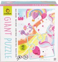 Ludattica legpuzzel Giant Puzzle Magic Unicorn 48 stukjes - thumbnail