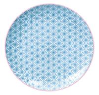 Dinerbord Star Wave - Tokyo Design Studio - Licht Blauw/Roze - 25.7x3cm - thumbnail