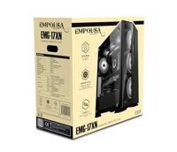 INCA EMG-17XN Midi-tower PC-behuizing Zwart - thumbnail