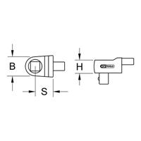 KS Tools 5162814 Insteekvierkant - thumbnail