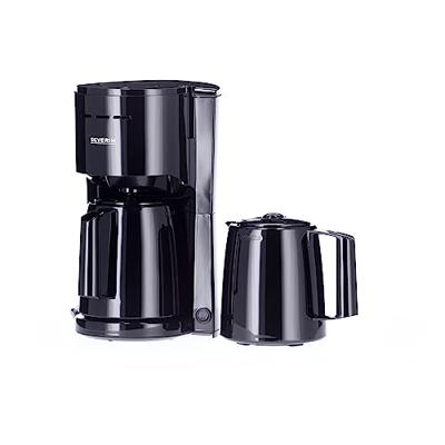 Severin KA 9307 Koffiezetapparaat Zwart Capaciteit koppen: 8 Met thermoskan
