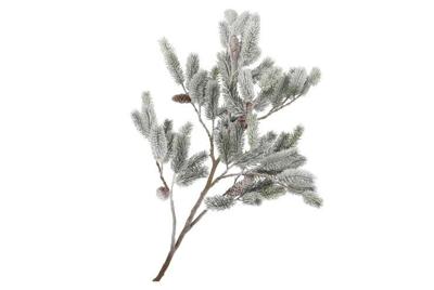 Tak met sneeuw en dennenappels 122 cm Tak met sneeuw en dennenappels 122 cm