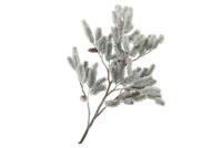 Tak met sneeuw en dennenappels 122 cm - thumbnail