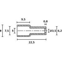 HellermannTyton OP4827 PE NA 2000 Beschermkap Klem-Ø (max.): 7.5 mm Polyethyleen Transparant 1 stuk(s) - thumbnail