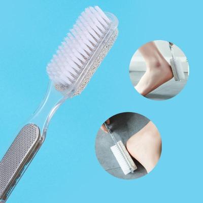 2 PC'S gezondheidszorg voet gereedschap dode huid Remover borstel dubbelzijdige voeten slijpen steen handleiding 4 in 1 voet Grinder