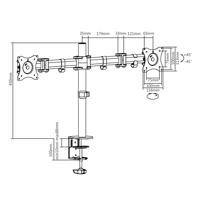 LogiLink BP0022 13 -27 dual monitor desk mount - thumbnail