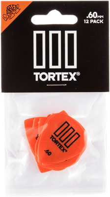 Dunlop 462P60 Tortex III Plectrum 0.60mm 12-Pack