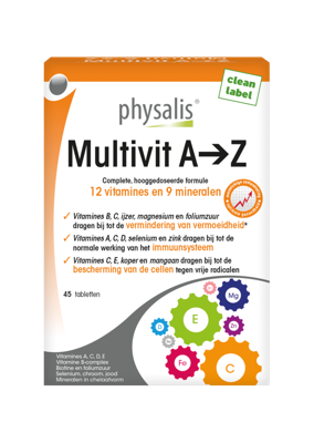 Physalis Multivit A - Z Tabletten Physalis Multivit A - Z Tabletten