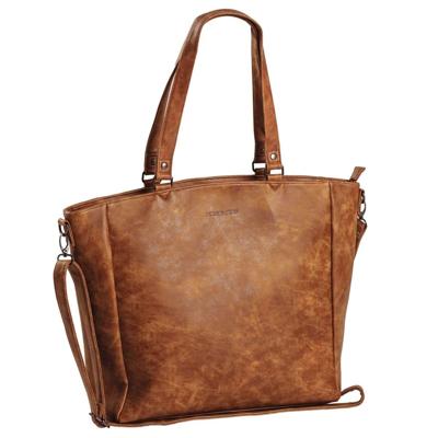 Daniel Ray Laptop Schoudertas 15'' Sumter Cognac