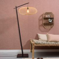 GOOD&MOJO Vloerlamp 'Cango' Bamboe, 176cm, kleur Naturel/Zwart - thumbnail