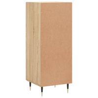 Dressoir 34,5x34x90 cm bewerkt hout sonoma eiken - thumbnail