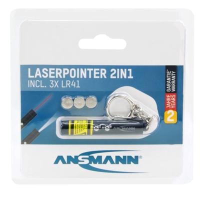 Ansmann Laserpointer 2in1