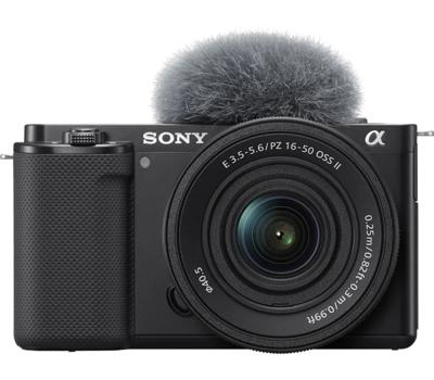 Sony ZV-E10L Systeemcamera voor Vloggen met 16-50mm II Lens (APS-C Sensor, 4K Video, Kantelbaar Scherm, Real-Time Eye AF, Ideaal voor Contentmakers)