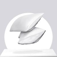 Elegant Beauty Satin Kussensloop Wit - thumbnail