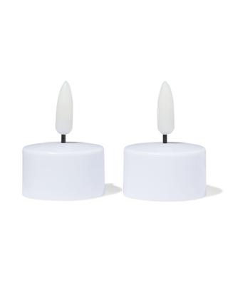 HEMA Uitbreidingsset oplaadbare led theelichtjes - 2 stuks (wit)