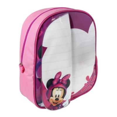 Cerda Disney minnie mouse rugzak met schrijfgedeelte + 2 markers 25x31x10 cm roze