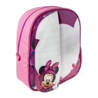 Cerda Disney minnie mouse rugzak met schrijfgedeelte + 2 markers 25x31x10 cm roze - thumbnail