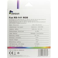 Inter-Tech Argus RS-141 RGB 140mm - thumbnail