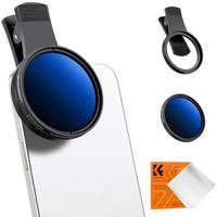 K&F Concept Smartphone ND2-400 Filter 52mm met klem - thumbnail