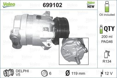 Compressor, airconditioning 699102