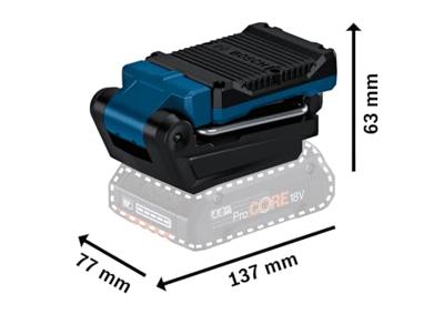 Bosch Blauw GLI 18V-800 Accuzaklamp - 601443600 - thumbnail