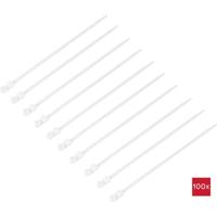 TRU COMPONENTS TC-12814204 Kabelbinder 200 mm 4.8 mm Natuur Met schroefsokkel, Chemische bestendigheid 100 stuk(s) - thumbnail