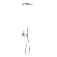 Regendoucheset Inbouw Tres Slim Exclusive Met Wandarm en Handdoucheset met Staafhanddouche Chroom Tres - thumbnail