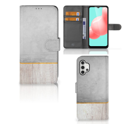 Samsung Galaxy A32 5G | Book Style Case | Wood Concrete