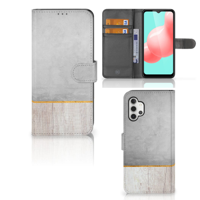 Samsung Galaxy A32 5G | Book Style Case | Wood Concrete - thumbnail