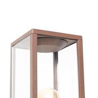 QAZQA Industriële staande buitenlamp roestbruin 80 cm IP44 - Charlois - thumbnail