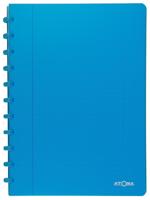 Atoma Trendy schrift, ft A4, 144 bladzijden, commercieel geruit, transparant turkoois - thumbnail