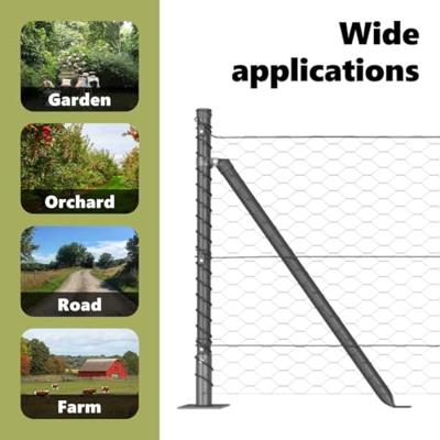 VidaXL Afrasteringspaal grijs 25 x 0,6 m (36 mm gaas) staal en pvc