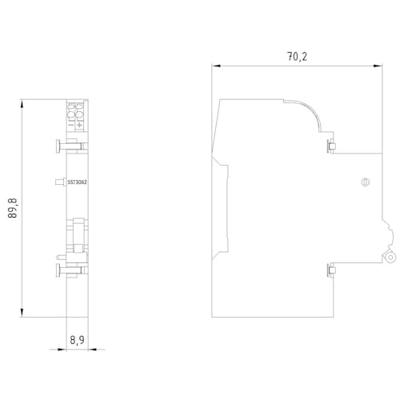 Siemens 5ST30620MC Hulpschakelaar Aantal rijen 1 20 mA 24 V/DC Siemens 5ST30620MC Hulpschakelaar Aantal rijen 1 20 mA 24 V/DC