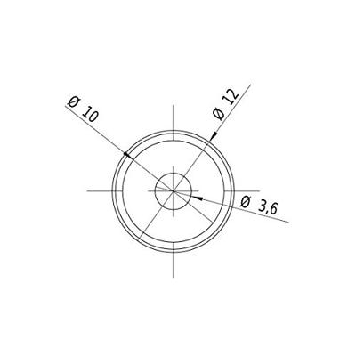 Picotronic Lasermodule Punt Rood 1 mW DD635-1-5(12x25)
