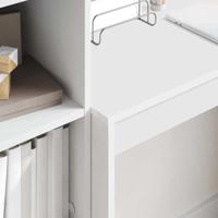 Bureau met lade 2 pcs Wit - thumbnail