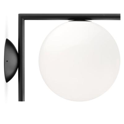 Flos IC C/W1 Wandlamp - Zwart