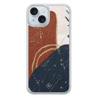 iPhone 14 hybride hoesje - Abstract terracotta - thumbnail