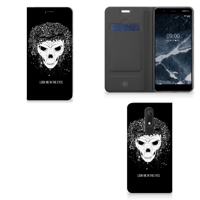 Mobiel BookCase Nokia 5.1 (2018) Skull Hair - thumbnail