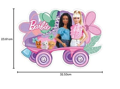Clementoni legpuzzel super color - barbie rolschaats, 104st. Clementoni legpuzzel super color - barbie rolschaats, 104st.