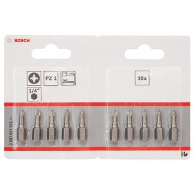 Bosch Accessoires Bit extra-hard PZ 1, 25 mm 10st - 2607001555