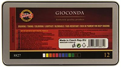 Pastelpotlood koh i noor gioconda 12 assorti