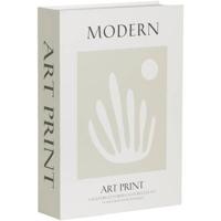 Opbergboek Modern art - groen - 5x23x16 cm - thumbnail