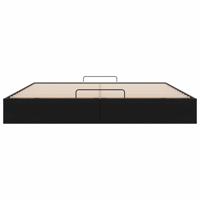 Bedframe zonder matras 160x200 cm kunstleer zwart - thumbnail