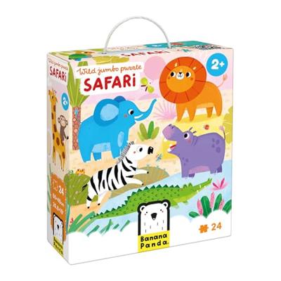 Banana Panda - wild jumbo puzzel safari - 24st. Banana Panda - wild jumbo puzzel safari - 24st.