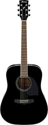 Ibanez PF15-BK dreadnought-model akoestische westerngitaar zwart