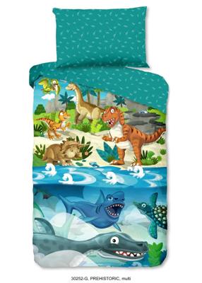 Good Morning Kinderdekbedovertrek "dinosaurussen" - Multi - (140x200/220 cm) - Katoen Good Morning Kinderdekbedovertrek "dinosaurussen" - Multi - (140x200/220 cm) - Katoen