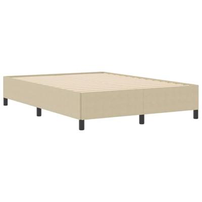 Bedframe Grijs groen 140 x 200 cm Katoenen stof