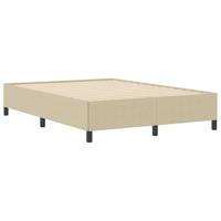 Bedframe Grijs groen 140 x 200 cm Katoenen stof - thumbnail